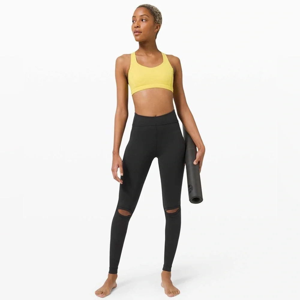 Lululemon Vented Knee High Rise Leggings Size 6